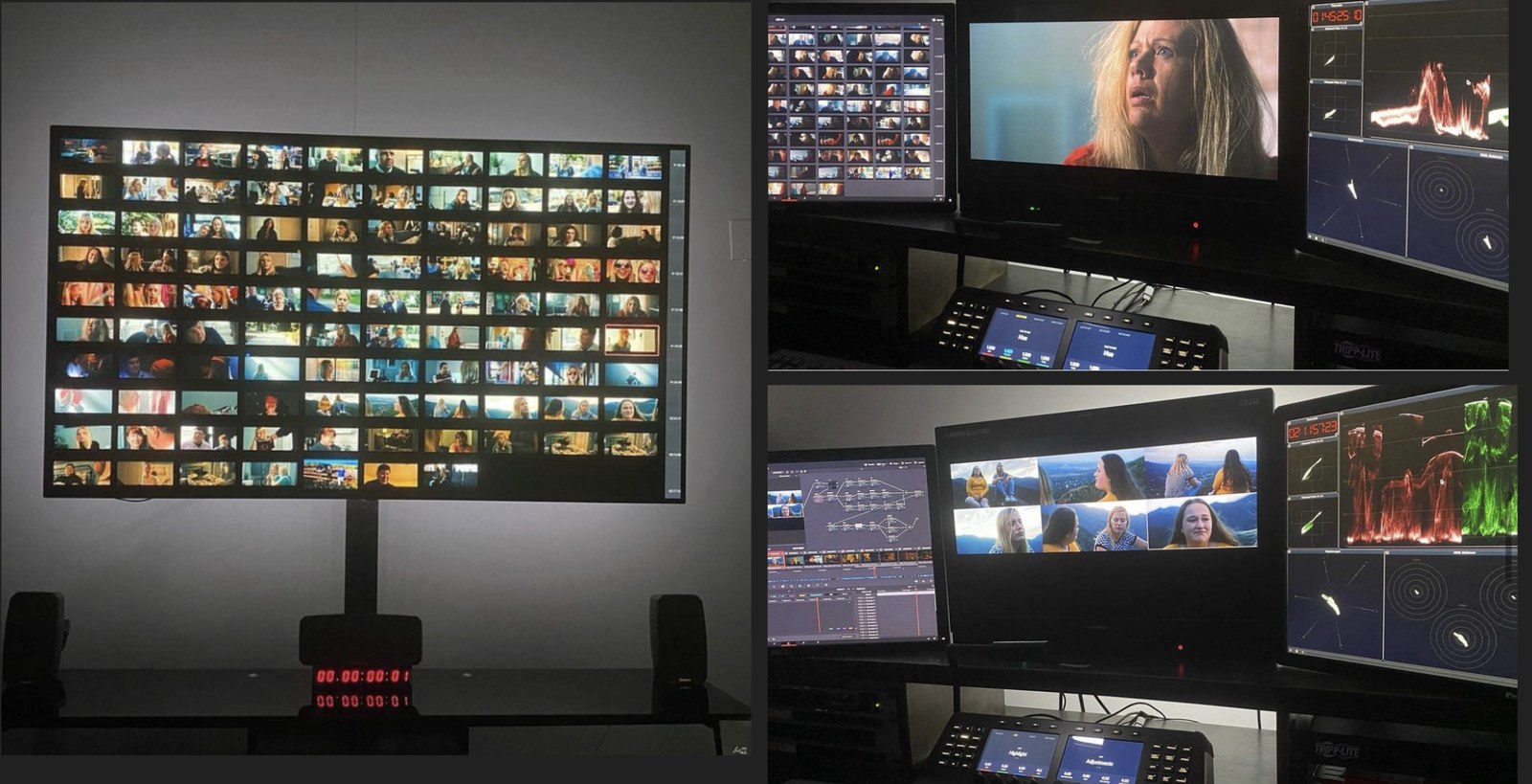 Post-production and editing photos from All the Beautiful Things.